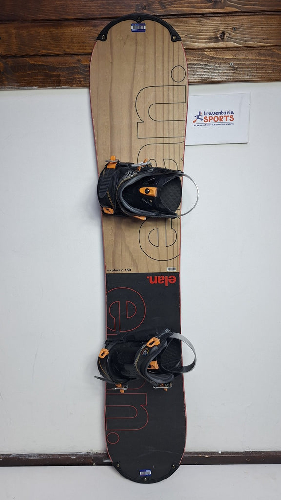Elan Explore C 150 cm Snowboard + HEAD Rental Size L Bindings Adventure Winter
