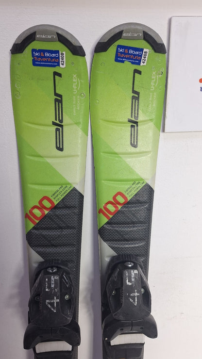 Elan Explore Pro 100 cm  Ski + Elan ESP 4.5 Bindings Adventure Winter Sport Snow