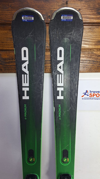 HEAD Supershape e-Magnum  156cm Ski + Head PRD 12  Bindings Winter Sport