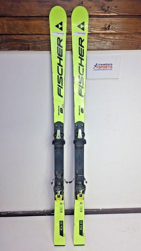 Fischer RC4 WC GS 158 cm Ski + Fischer RC9 Bindings Winter Sport  Snow Fun