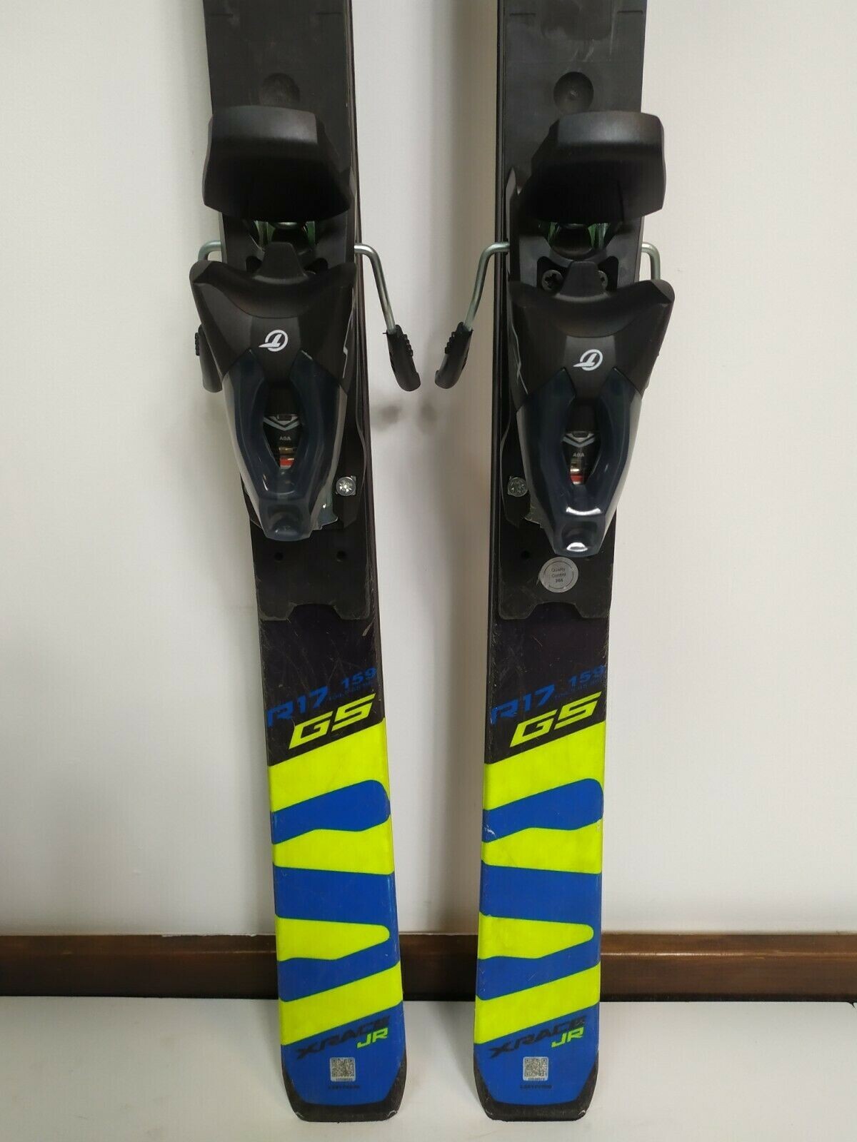 Salomon X-Race JR GS 159 cm Ski + NEUE Tyrolia SX10 Bindungen Winter Fun BSL