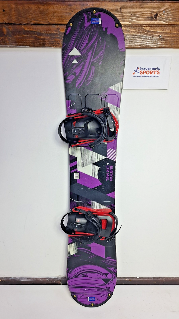 Burton LTR 148L cm Snowboard + Burton M  Bindings Winter Snow Adventure Fun