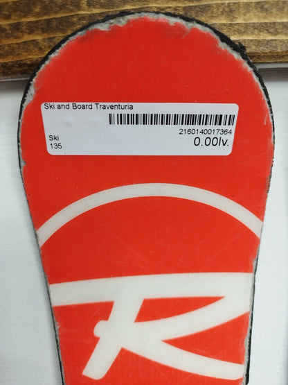 Rossignol Hero Athlete GS Pro 135 cm Ski + Look 7 Bindings Adventure