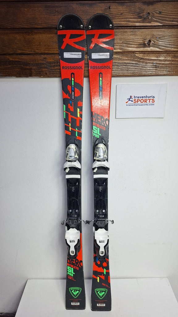Rossignol HERO Athete SL Pro  128 cm Ski + Look 7 Bindings Winter Sport Snow