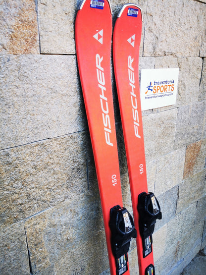 Fischer RC One X 150cm  Ski + Fischer RS 9 Bindings Adventure Winter Sport