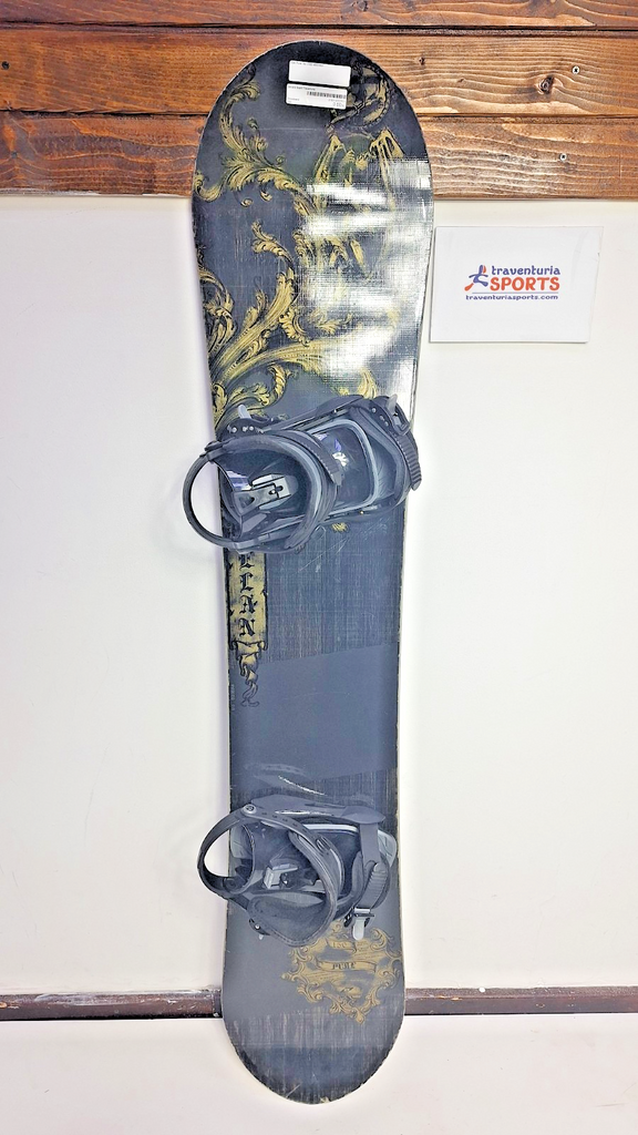 Salomon Assassin"Gator Killer" 150 cm Snowboard + Ride S Bindings Winter Sport