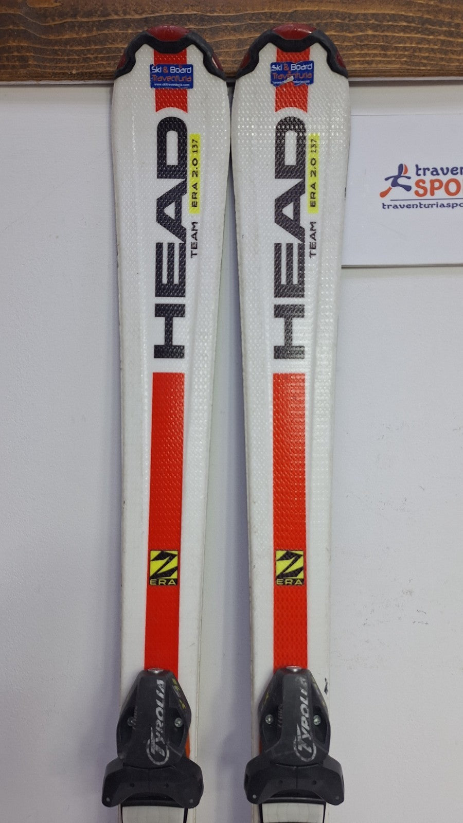 HEAD Supershape Team R 137 cm Ski + Tyrolia BYS 7.5 BSL Bindings Winter Snow