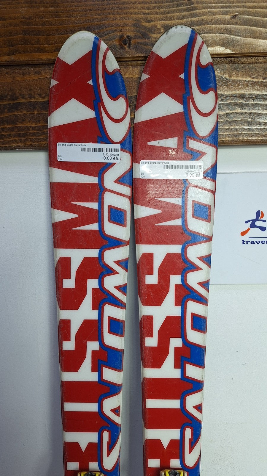 Salomon Crossmax T 120cm Ski + Tyrolia 3 Bindings Winter Sport Fun