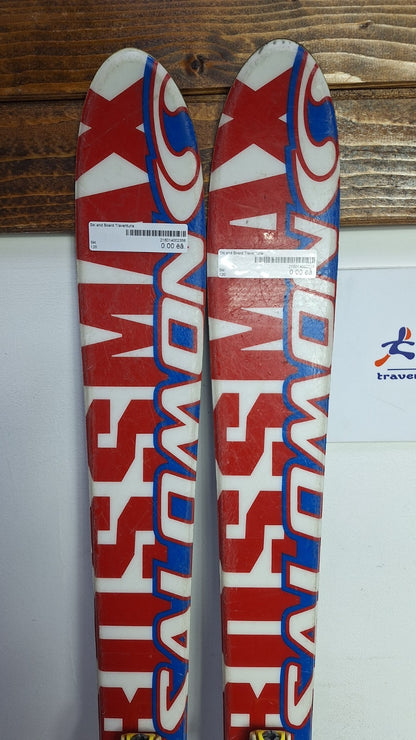 Salomon Crossmax T 120cm Ski + Tyrolia 3 Bindings Winter Sport Fun