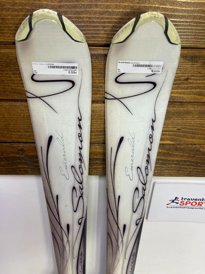 Ski Salomon Emerald 165 cm + fixations Salomon 10 Aventure Sport d’hiver