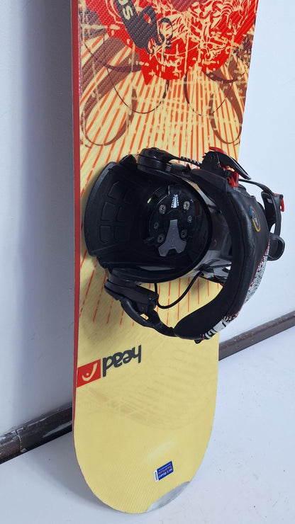 Snowboard HEAD Rocka 4D 159 cm + fixations HEEAD M - plaisir des sports d’hiver