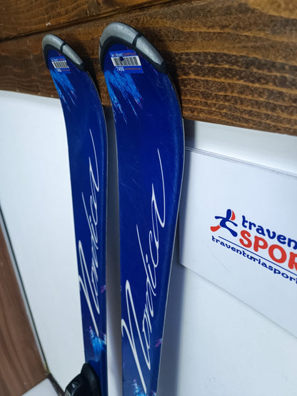 Nordica Little Belle 130 cm Ski + Fixations Elan ESP 7.5 Aventure hivernale Hiver