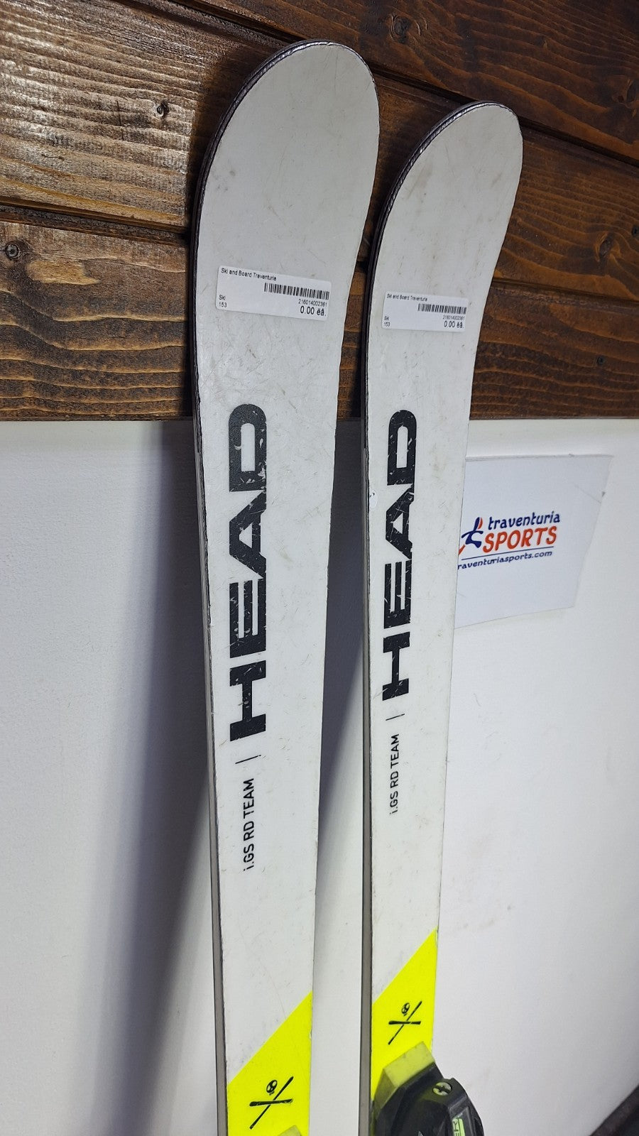HEAD WC Rebels i.GS RD Team 153 cm Ski + Fischer RC9 Bindungen Wintersport