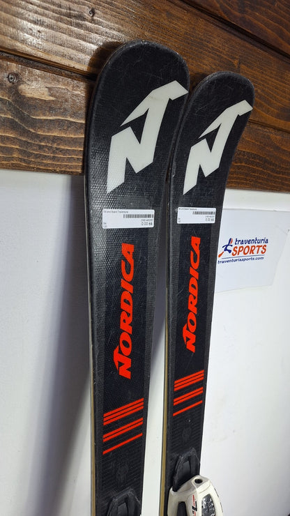 Nordica Combi Pro S 120  120cm Skis + Marker 7  Bindings Winter Sport Snow