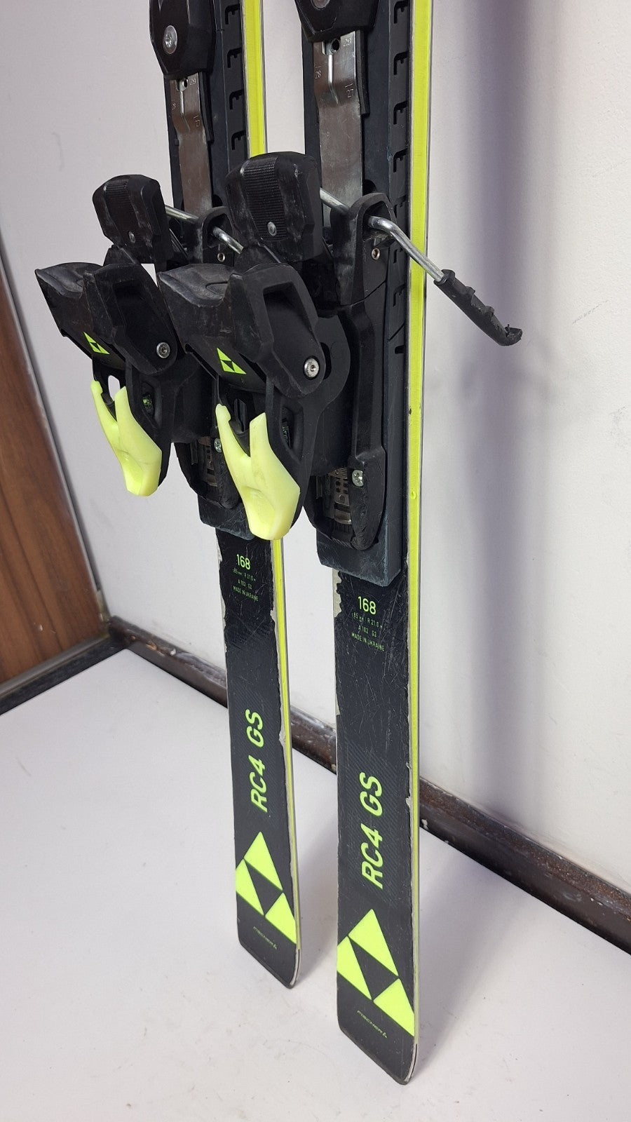 Fischer RC4 WC GS 168 cm Ski + Fischer Z11 Bindings Winter Sport  Snow Fun