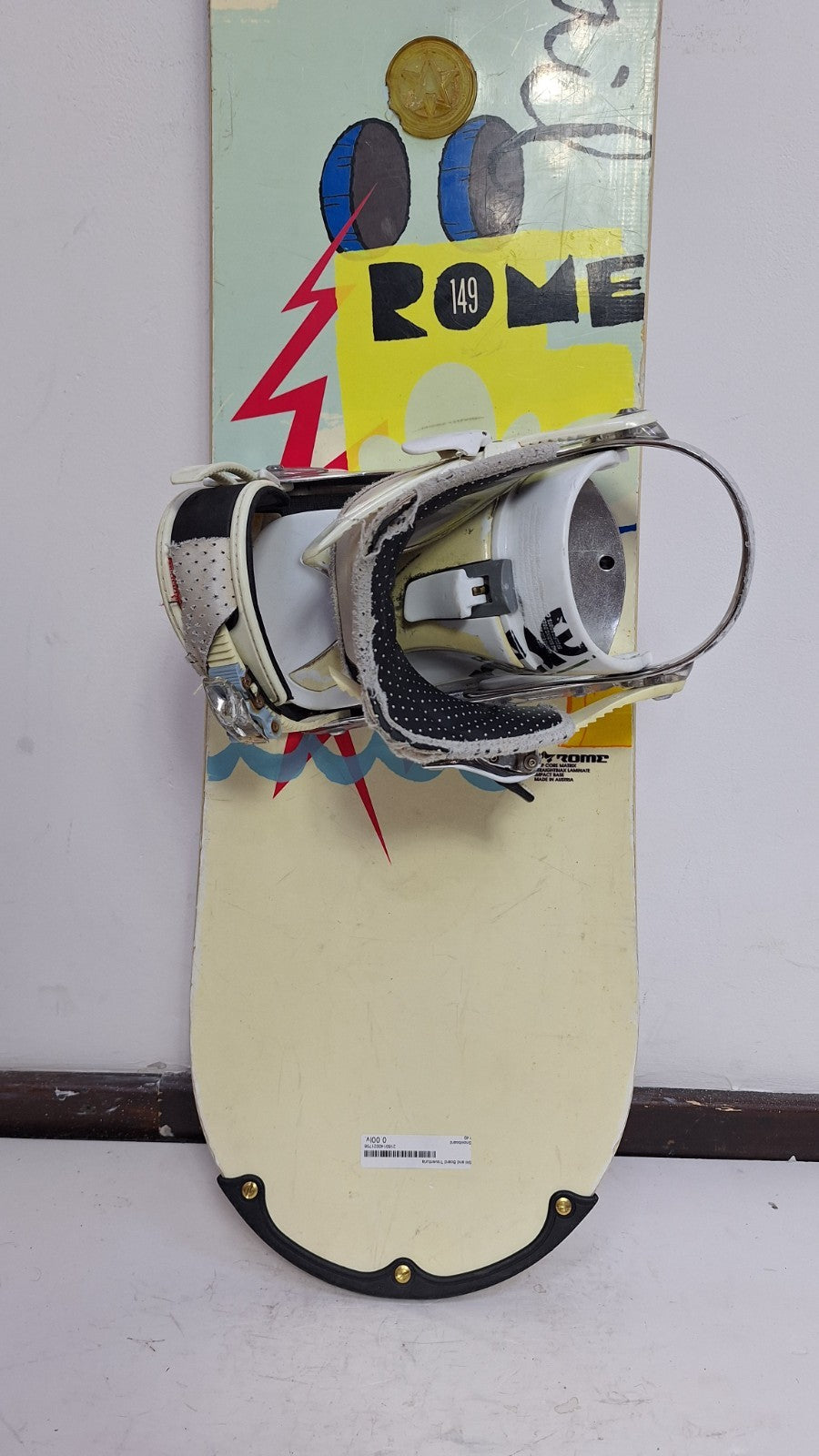 Rome Detail 149 cm Snowboard + Ride M Bindungen Snowboard Winter Schneeabenteuer