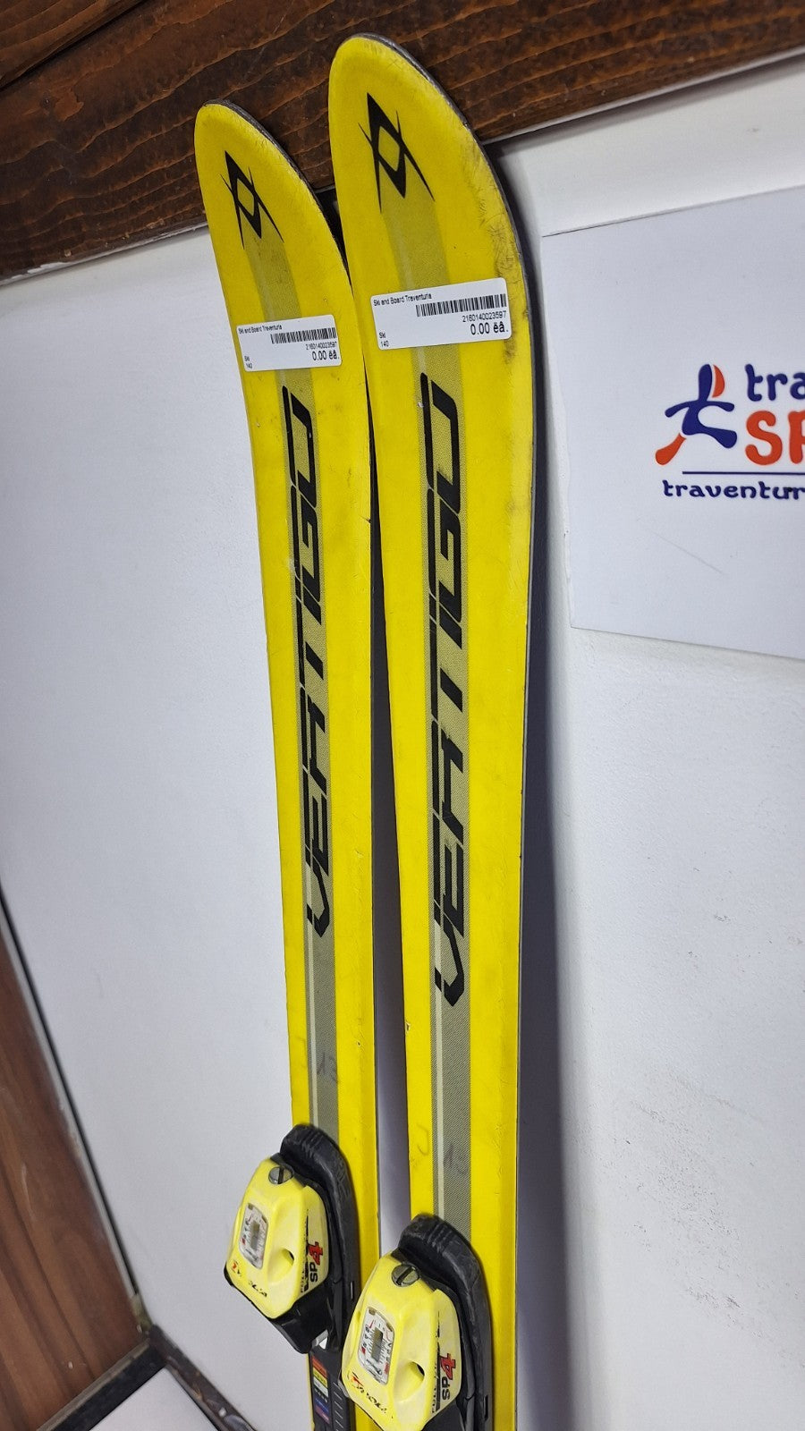 Volkl Vertigo 140cm Ski + Tyrolia 7 Bindings Fun Snow Winter Sport Piste