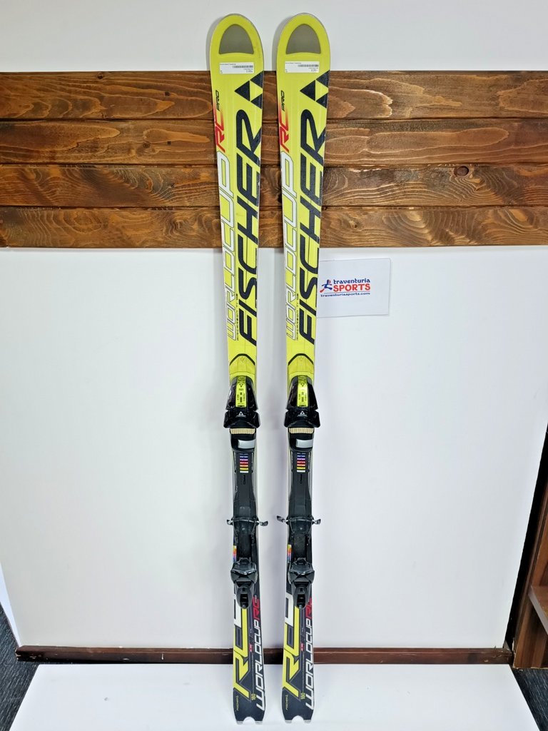 Fischer RC4 World Cup 180 cm Ski + Fischer 12 Bindings Winter Sports Snow