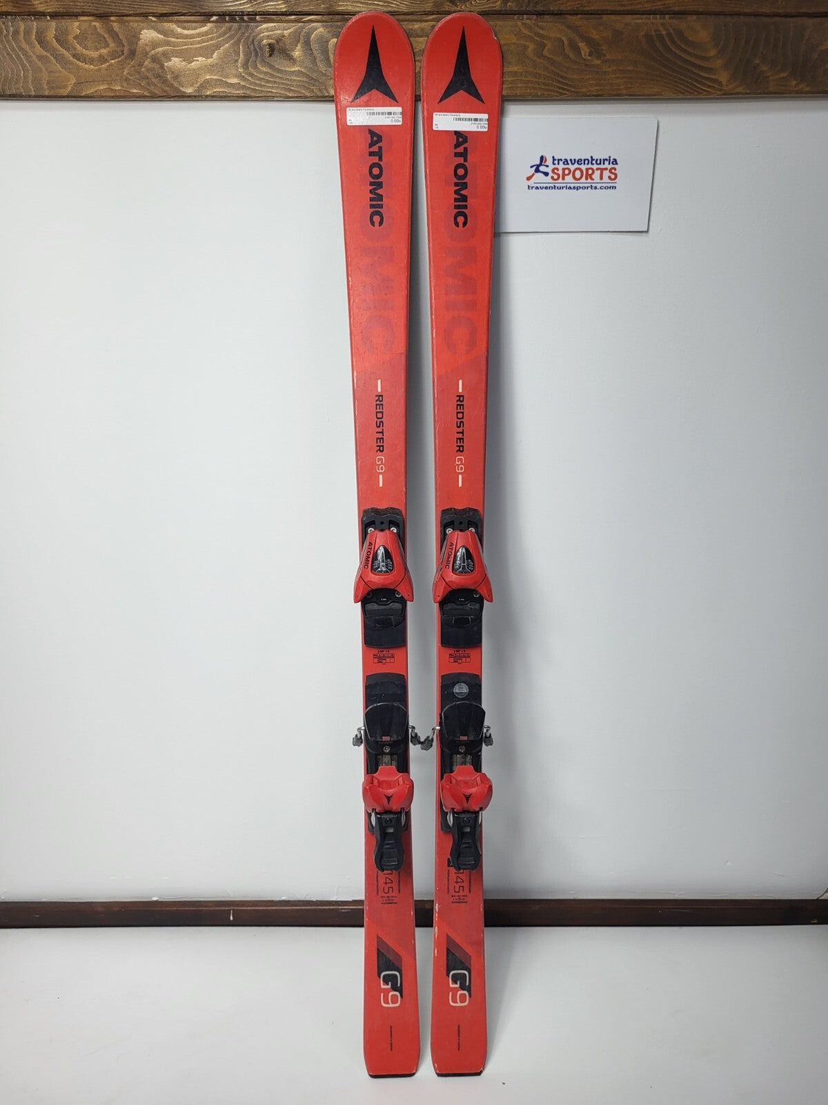 Sci Atomic Redster G9 145 cm + attacchi Atomic 7.5 Sport invernali all'aperto