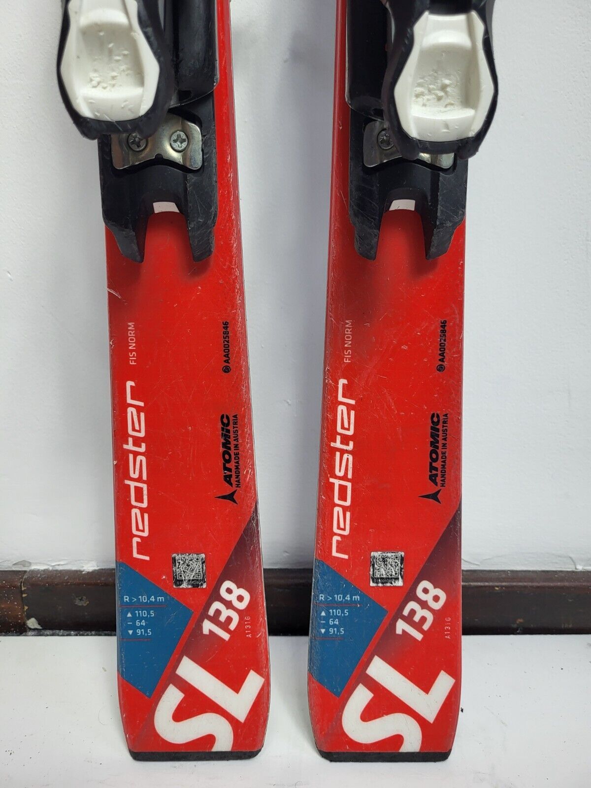 Atomic Redster SL 138cm Ski + Atomic 12 Bindungen Wintersport