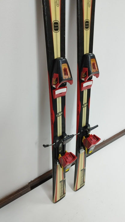 Ski Elan Team Carve 118 cm + fixations Salomon 4.5 Sport d'hiver Plaisir