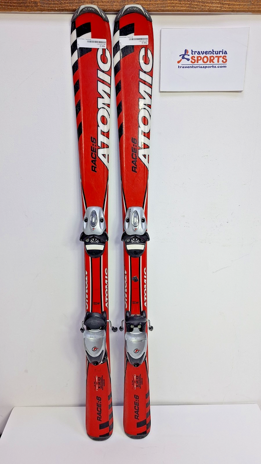 Atomic Race 6 120 Ski + Atomic 7 Bindungen Wintersport-Spaß Schneeabenteuer