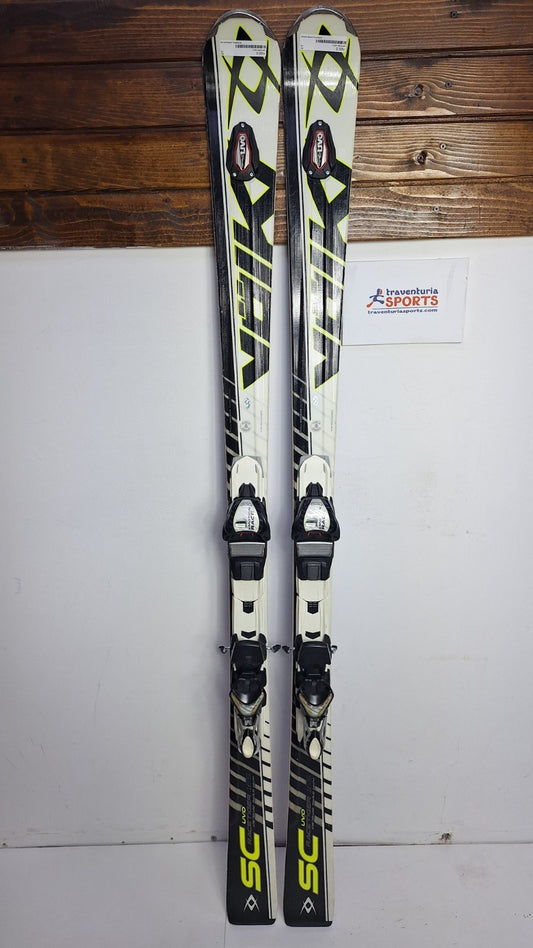 Volkl Racetiger SC UVO 165cm Ski + Marker 12 Bindings Winter Sport