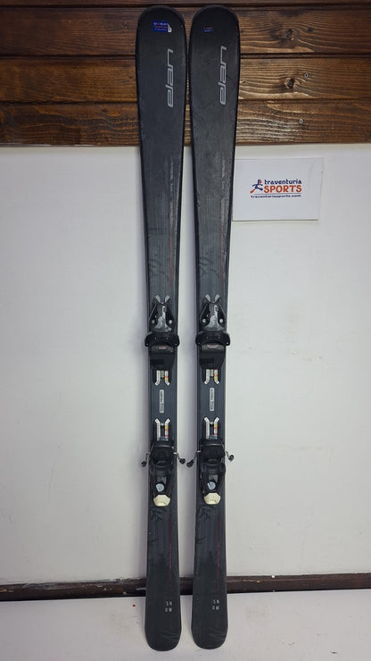 Elan Snow Black 158cm  Ski + Elan 7.5 Bindings Adventure Winter Sport