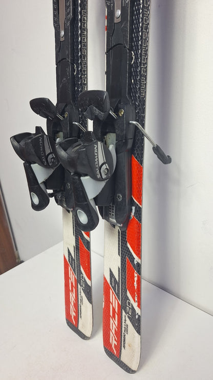 Atomic Pro Race 8 120 cm Ski + Salomon 4.5 Bindungen Wintersport Schnee