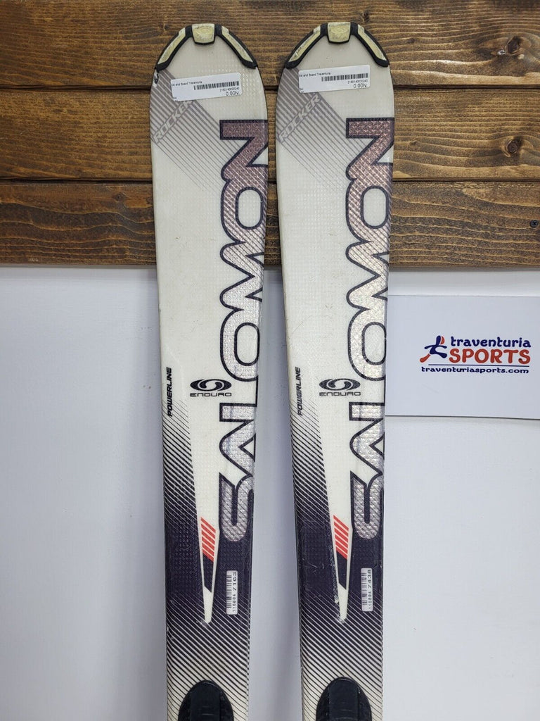 Salomon Enduro LX 160cm Ski + Salomon 10 Bindings Winter Sport – Traventuria Sports Salomon Enduro LX 160cm Ski + Salomon 10 Bindings Winter Sport – Traventuria Sports