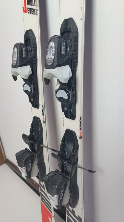 Ski Rossignol Hero JR 130cm + fixations Look 4.5 Aventure hivernale Hiver