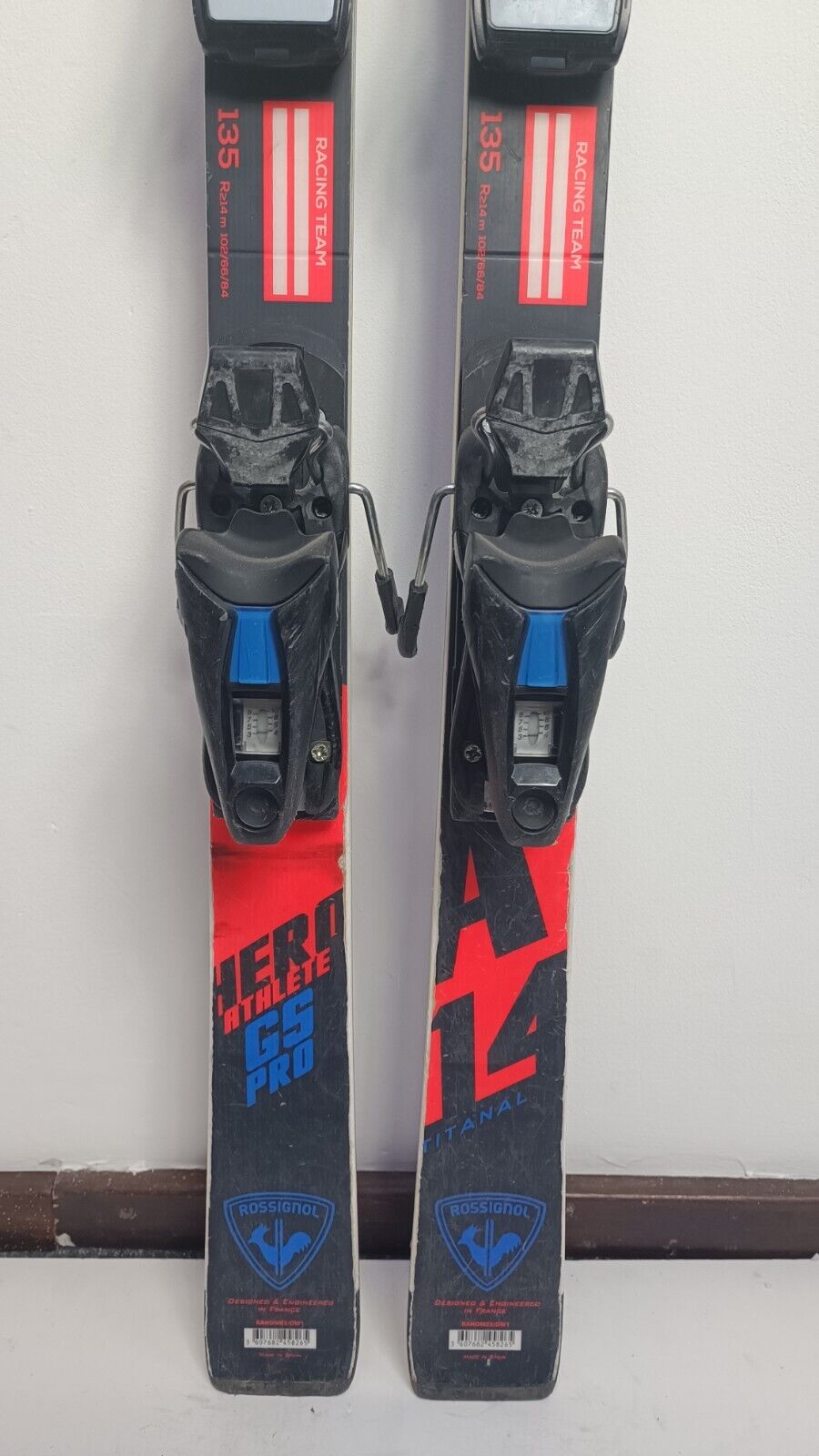 Rossignol Hero FIS  Pro 135 cm Ski + Look 10 Bindings Adventure