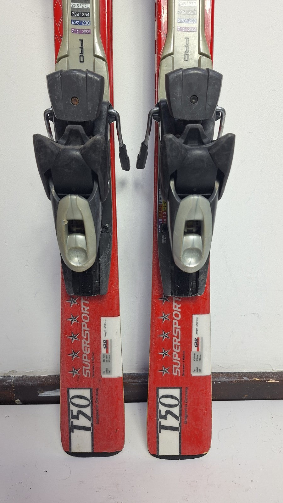 Volkl T50 Supersport JR 128cm Ski + Tyrolia 7 Bindings Winter Sport Fun