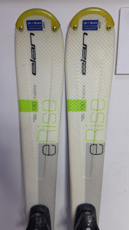 Elan eRise Explore 130 Ski + Elan ESP 10 Bindings Sport Snow Winter Fun