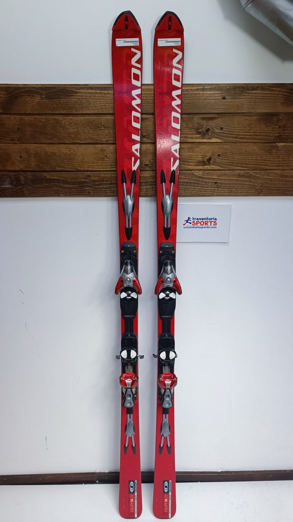 Salomon Equipe 10 2V 188 cm Ski + Salomon 16 Bindings Winter Sport Adventure