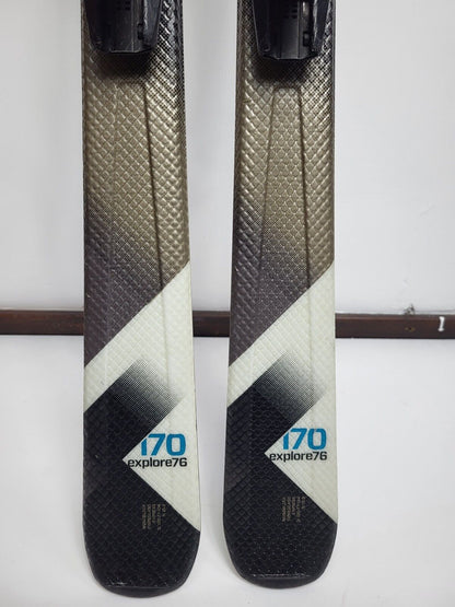2019 Elan Explore 76 170 cm Ski + Elan ESP 10 Bindings Winter Outdoor Snow Fun