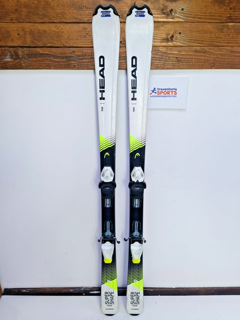 HEAD SupershapeTeam SLR Pro 157cm Ski + HEAD SLR 7.5 Bindungen – Wintersportspaß