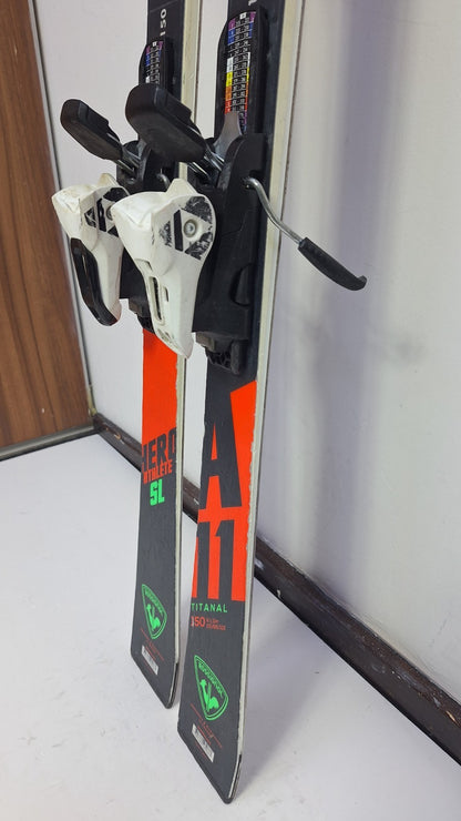Rossignol HERO Athlete GS Pro 150 cm Ski + neue Look 7 Bindung Winterabenteuer