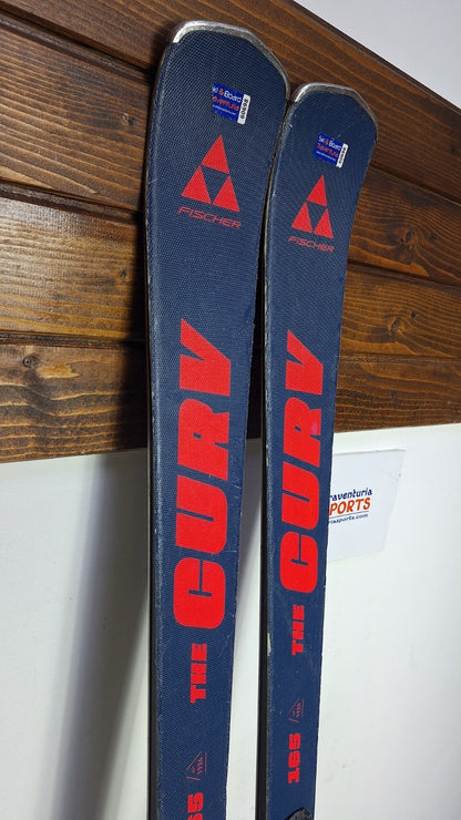 Fischer XTR The Curv  165 cm Ski + Fischer RS 10 Bindings Winter Sport  Snow