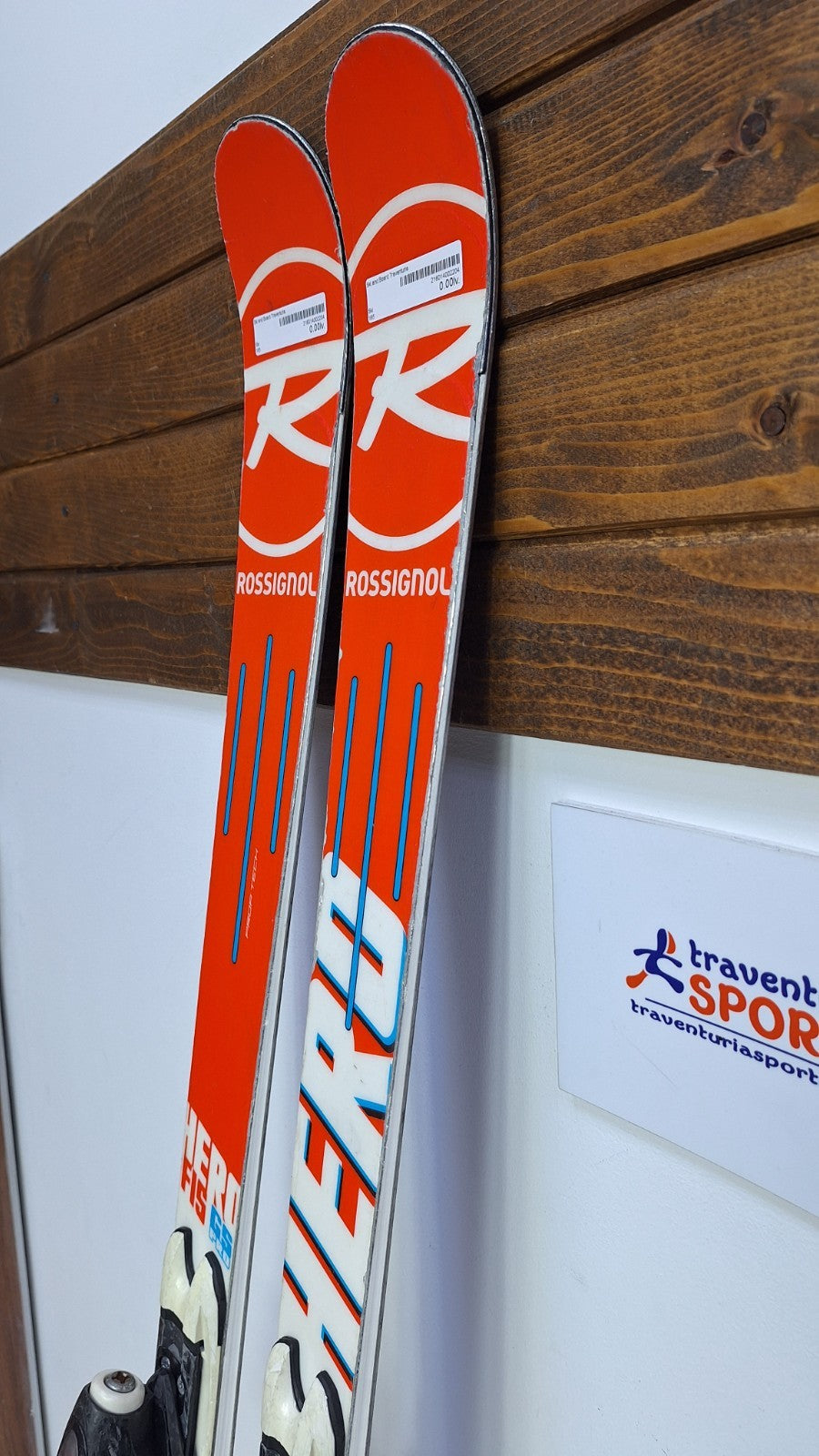 Ski Rossignol Hero FIS GS  165 cm + fixations Rossignol 10 Plaisir hivernal Neige Sport
