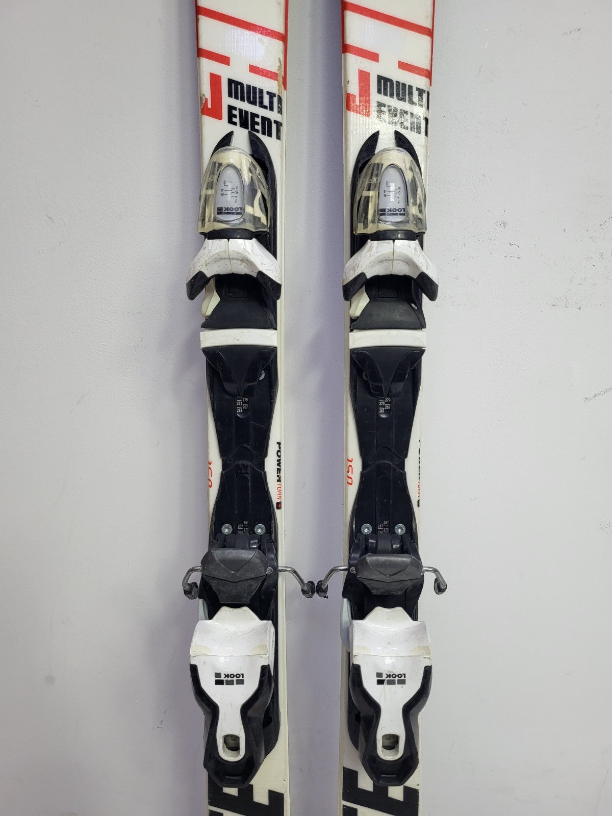 Rossignol Hero J Multievent 150 cm Ski + Look 7 Bindungen Winterspaß Schnee