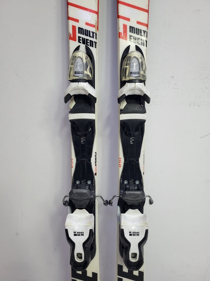 Rossignol Hero J Multievent 150 cm Ski + Look 7 Bindungen Winterspaß Schnee