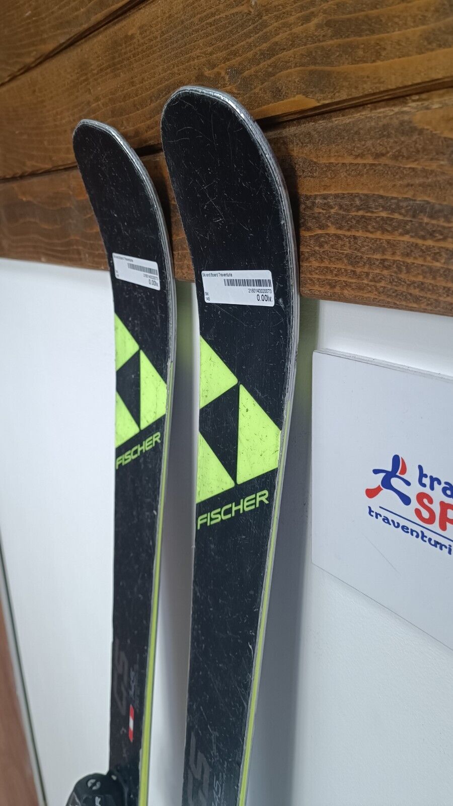Fischer RC4 GS FIS 145 cm Ski + Fischer 9 Bindungen Wintersport Abfahrtsspaß