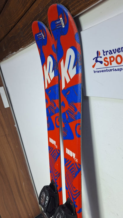 K2 Indy 136cm Ski + Marker 4.5 Bindings Winter Sport