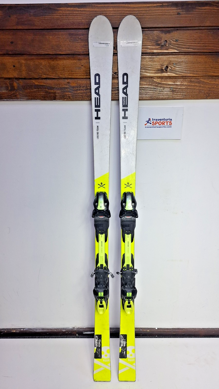 HEAD WC Rebels i.GS RD Team 166 cm Ski + HEAD PRD12 Bindung Wintersport Schnee