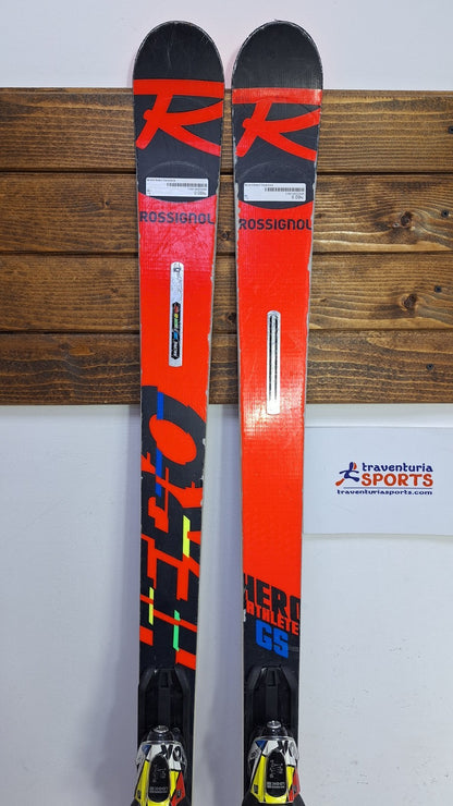 Rossignol Hero Athele GS  175 cm Ski + New Look 11 Bindings Winter Fun Snow