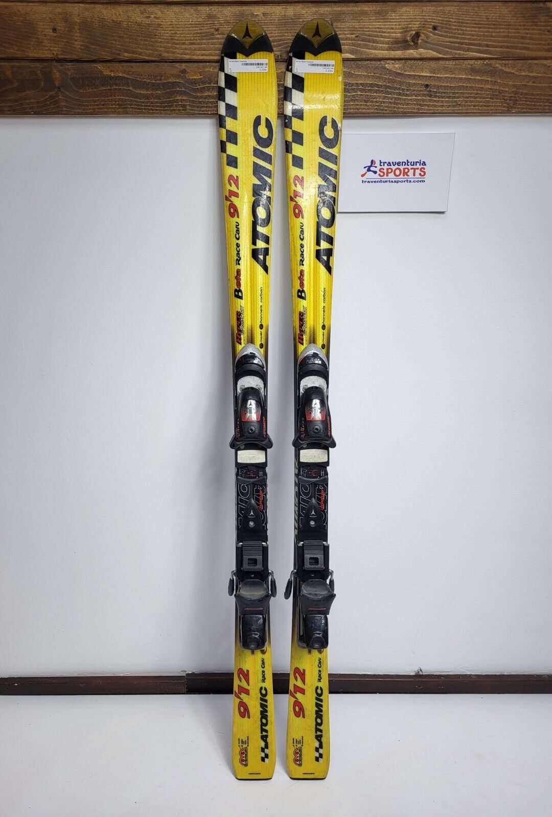 Atomic Beta Carv Race 150 cm Ski + Atomic 12 Bindings Winter Snow