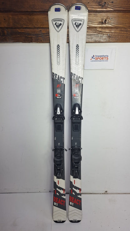 Rossignol React RT Carbon 156 cm Ski + Elan ESR 10 Bindings Winter Adventure