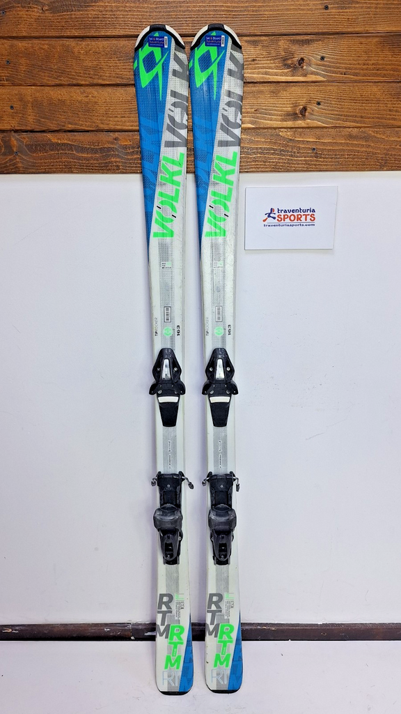 Völkl RTM 163 cm Ski + Elan ESR 10 Bindings Fun Snow Winter Sport Piste