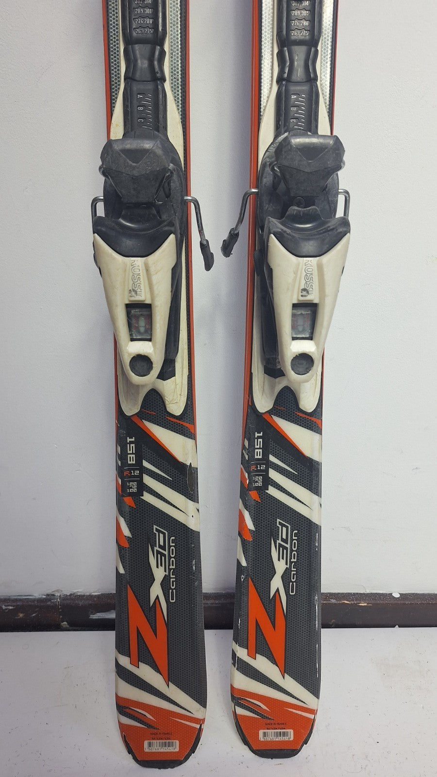 Rossignol ZX 3D Carbon 158 cm Ski + Rossignol Axium 10 Bindings Winter Sport
